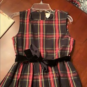 Crewcuts girls Plaid dress size 12